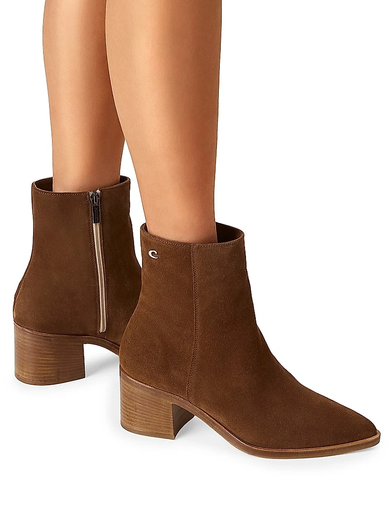 Julieta 65MM Suede Booties