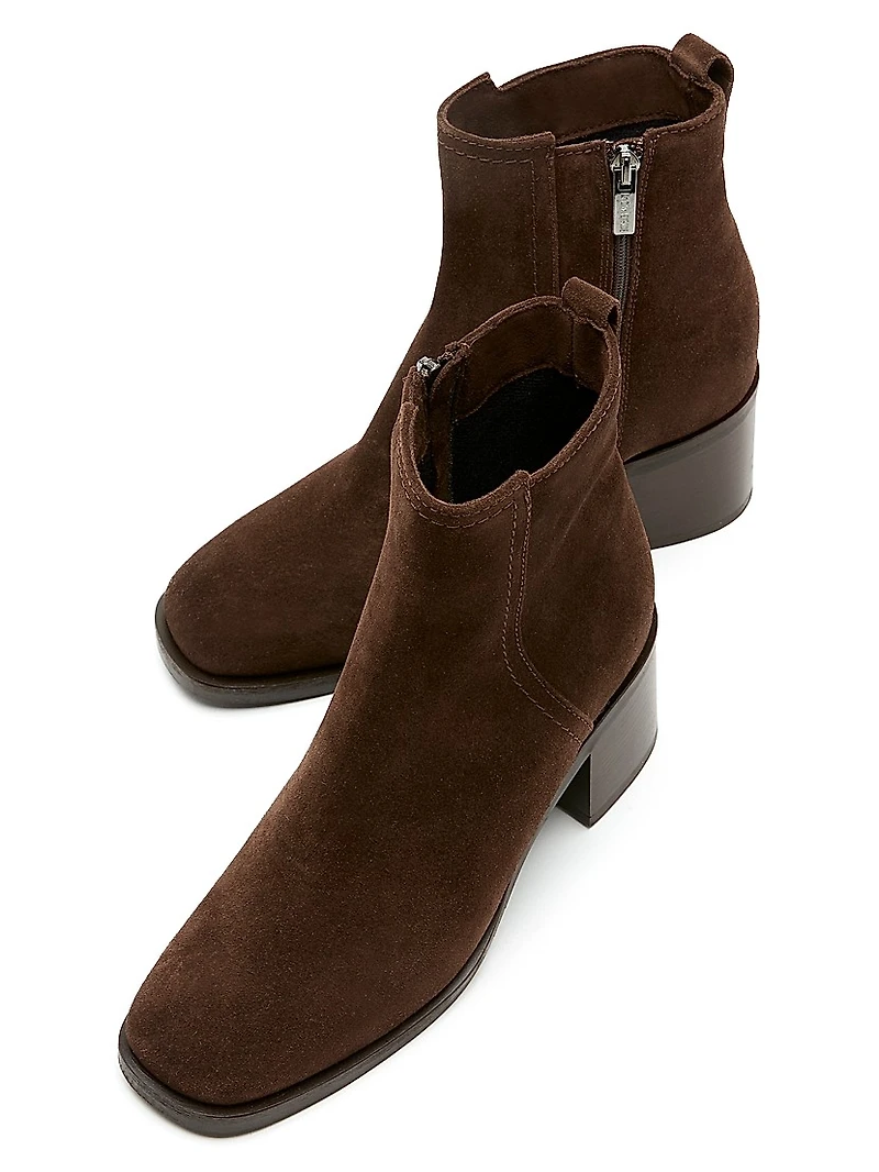 Jordan 65MM Suede Ankle Boots