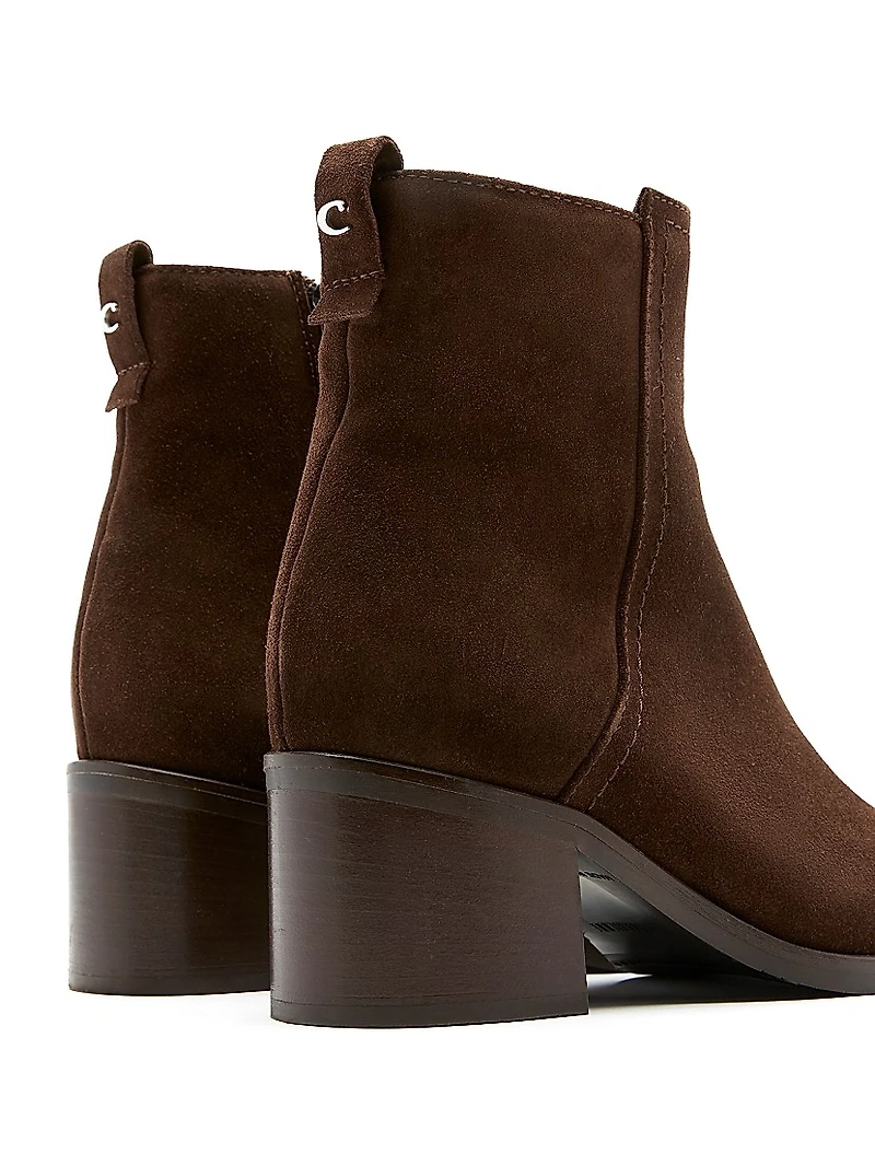 Jordan 65MM Suede Ankle Boots