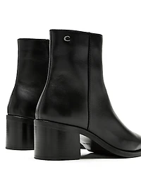 Julieta 65MM Leather Booties