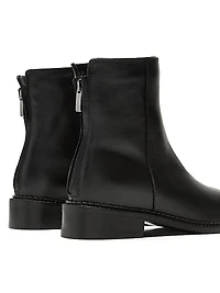 Selina Waterproof Leather Ankle Boots