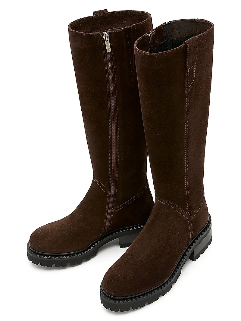 Cyrus 45MM Suede Knee-High Boots