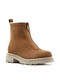 40MM Shearling-Lined Suede Booties