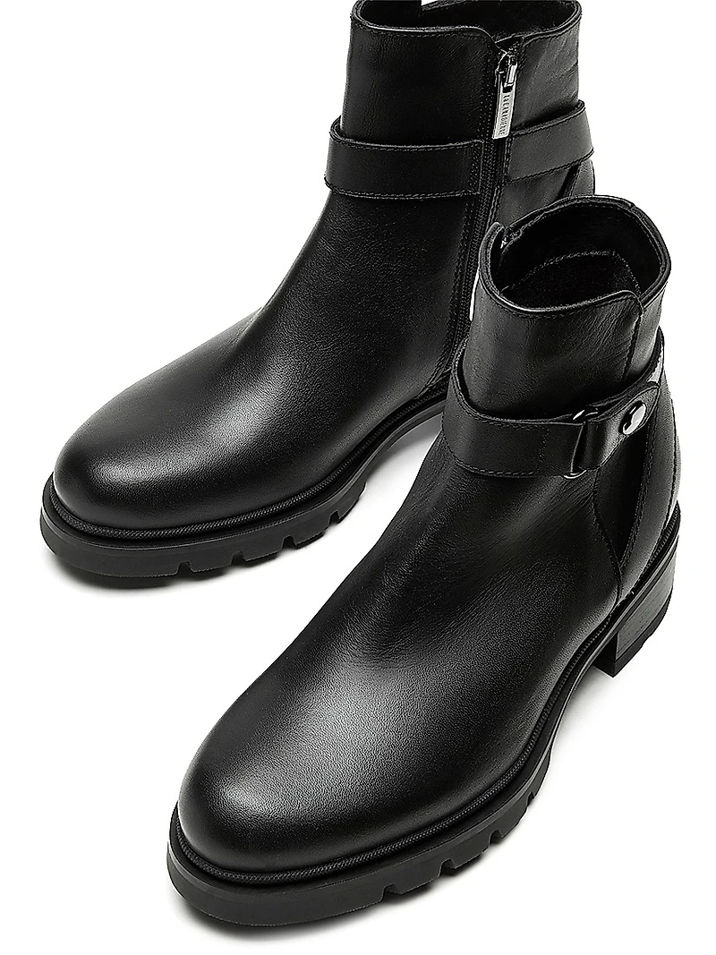 Steven 40MM Leather Waterproof Booties