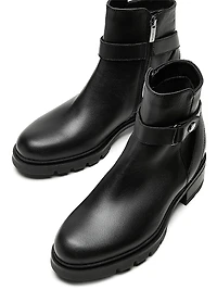 Steven 40MM Leather Waterproof Booties