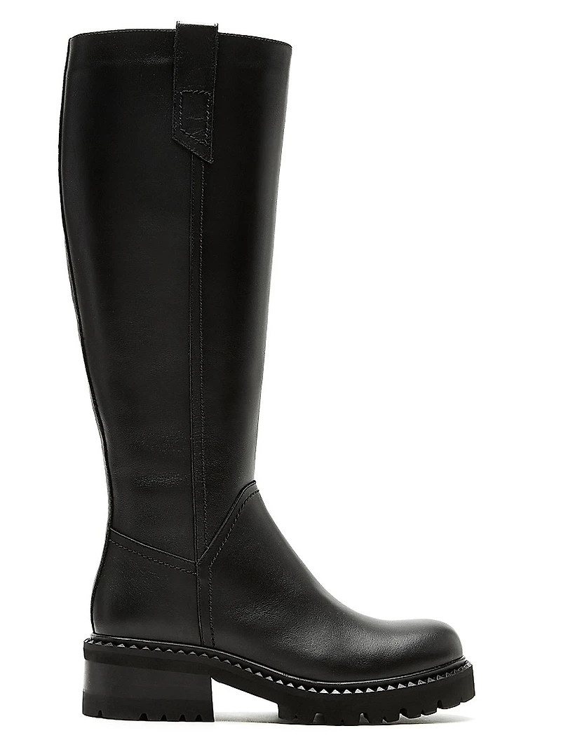 Cyrus 45MM Leather Knee-High Boots