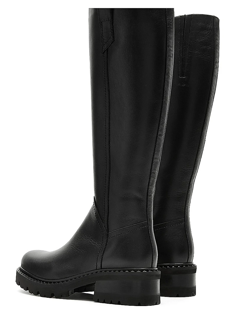 Cyrus 45MM Leather Knee-High Boots