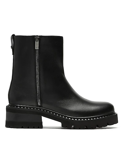45MM Leather Booties