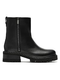 45MM Leather Booties