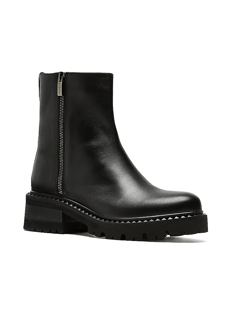 45MM Leather Booties
