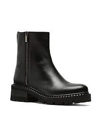 45MM Leather Booties