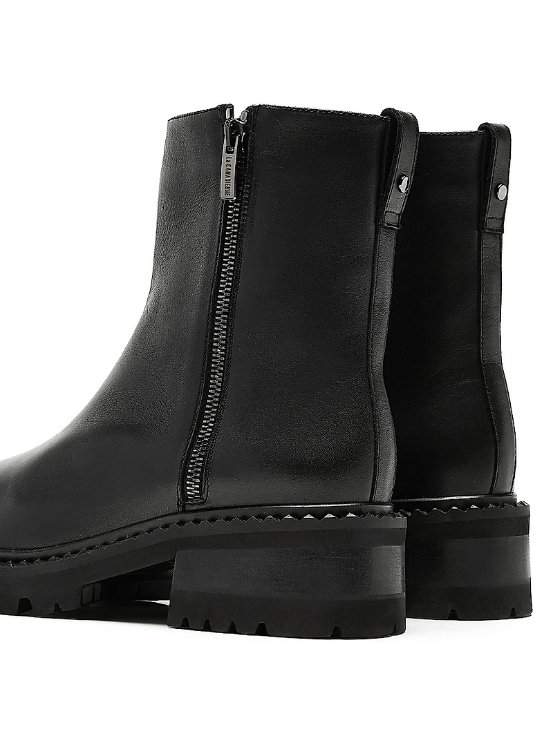 45MM Leather Booties