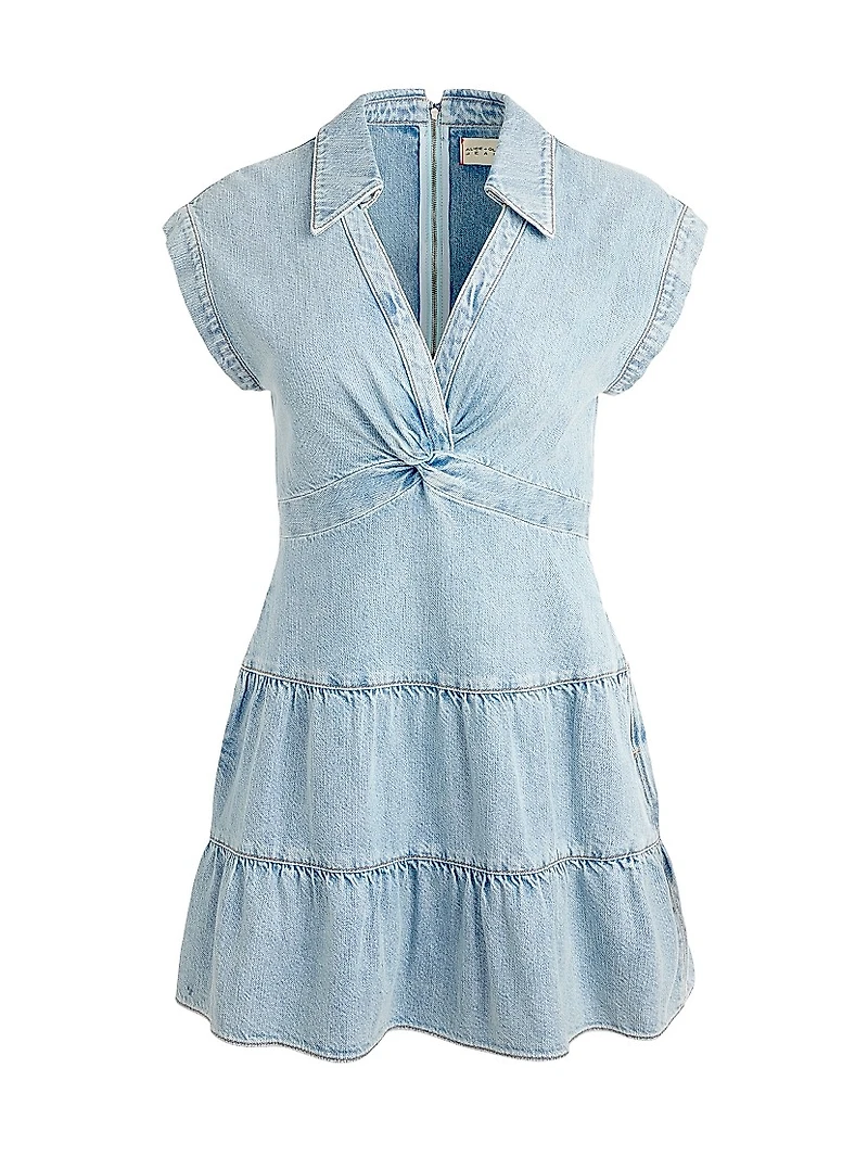 Mila Denim Twist Minidress