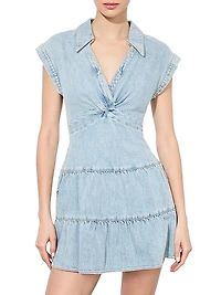 Mila Denim Twist Minidress