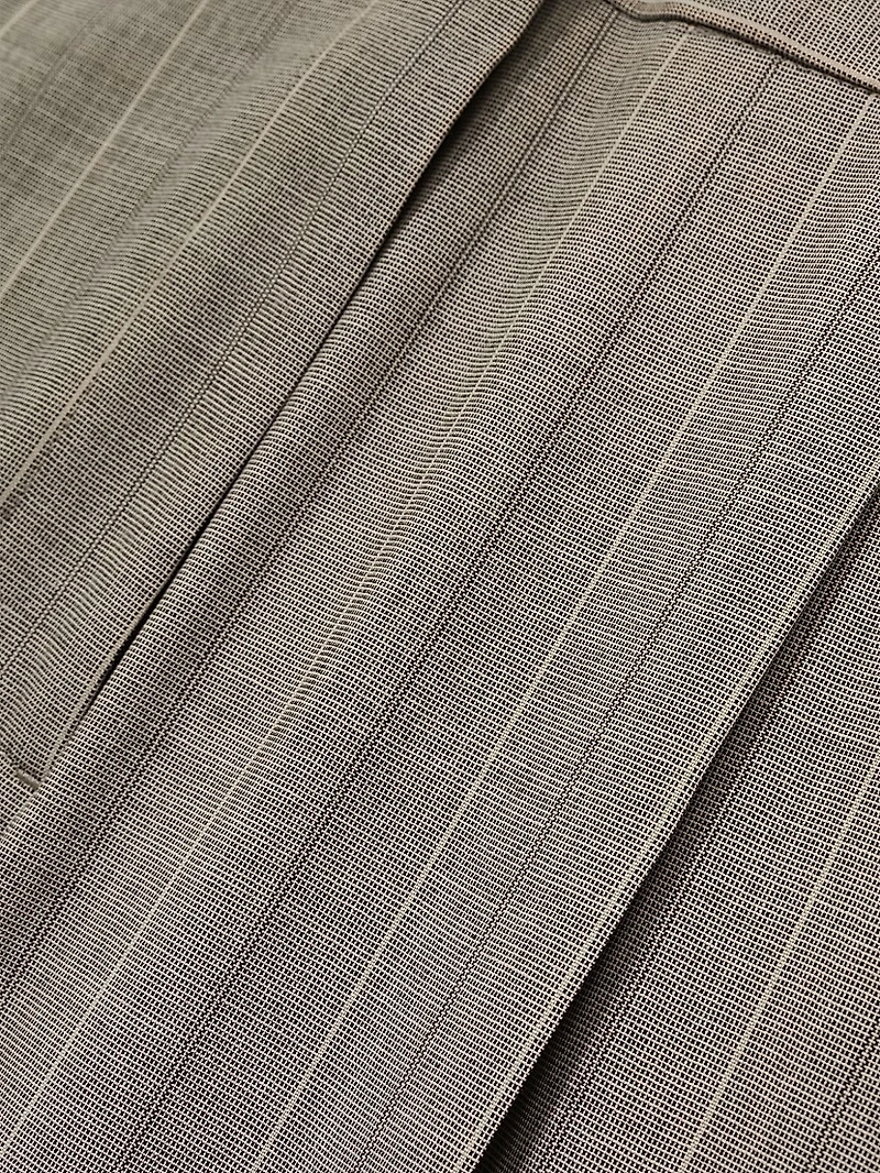 Tallulah Pinstripe Wide-Leg Trousers