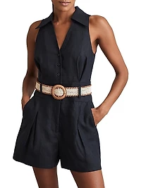 Anjie Linen Romper