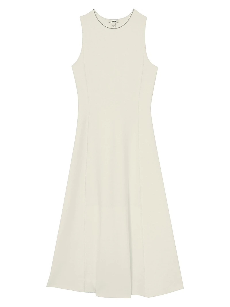 Nilo Seam A-Line Midi-Dress