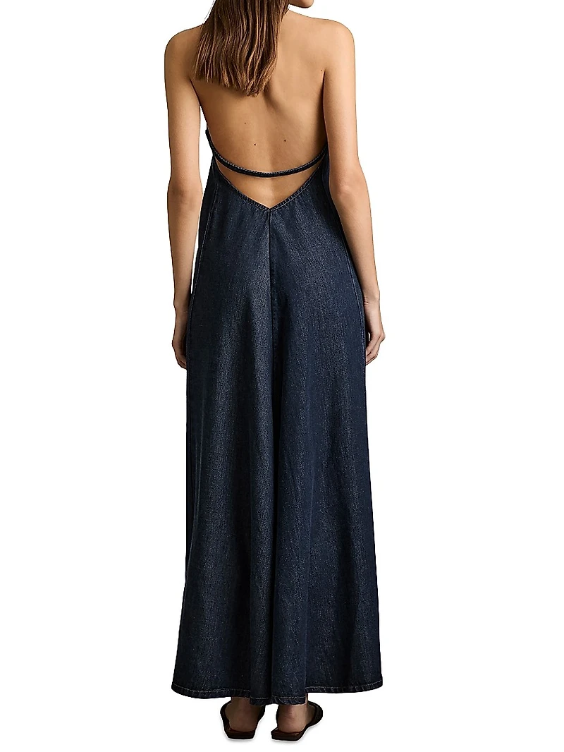 Rachel Denim Maxi Dress