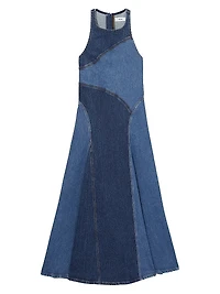 Wilder Denim Midi-Dress