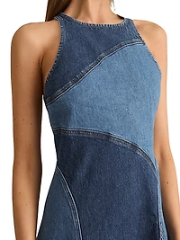 Wilder Denim Midi-Dress