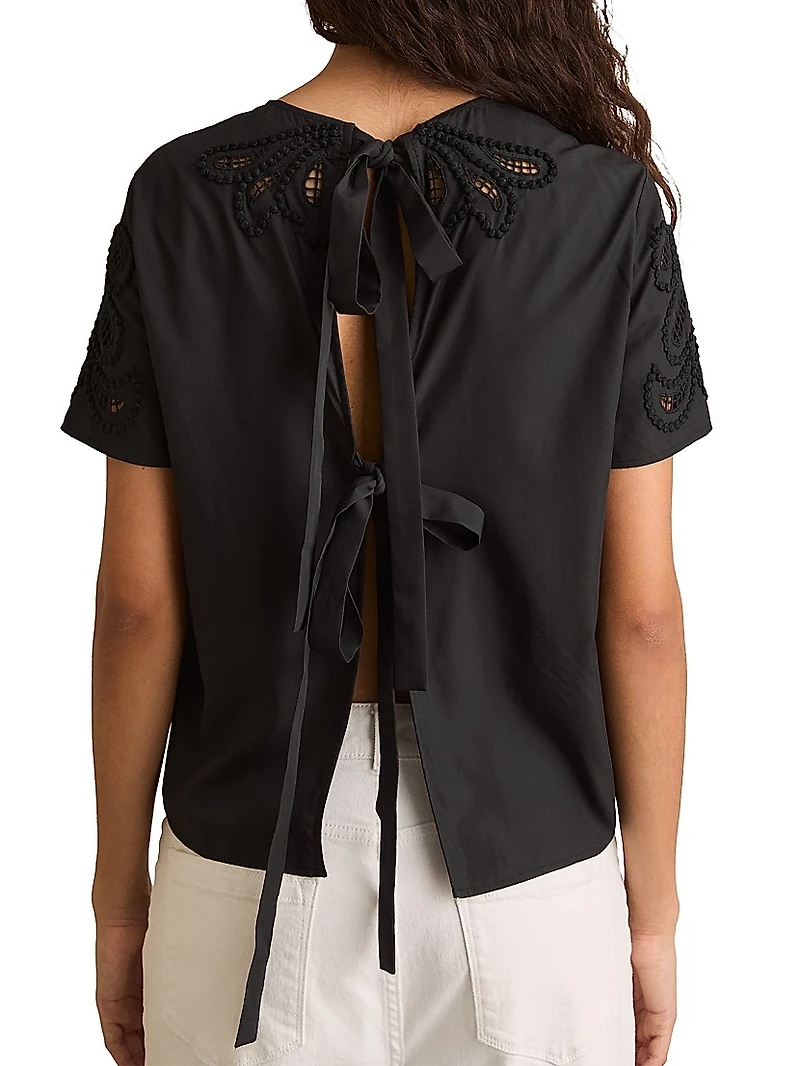 Iyla Floral Cut-Out Top