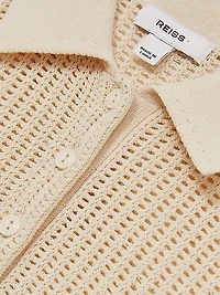 Evi Knit Cotton-Nylon Polo Shirt