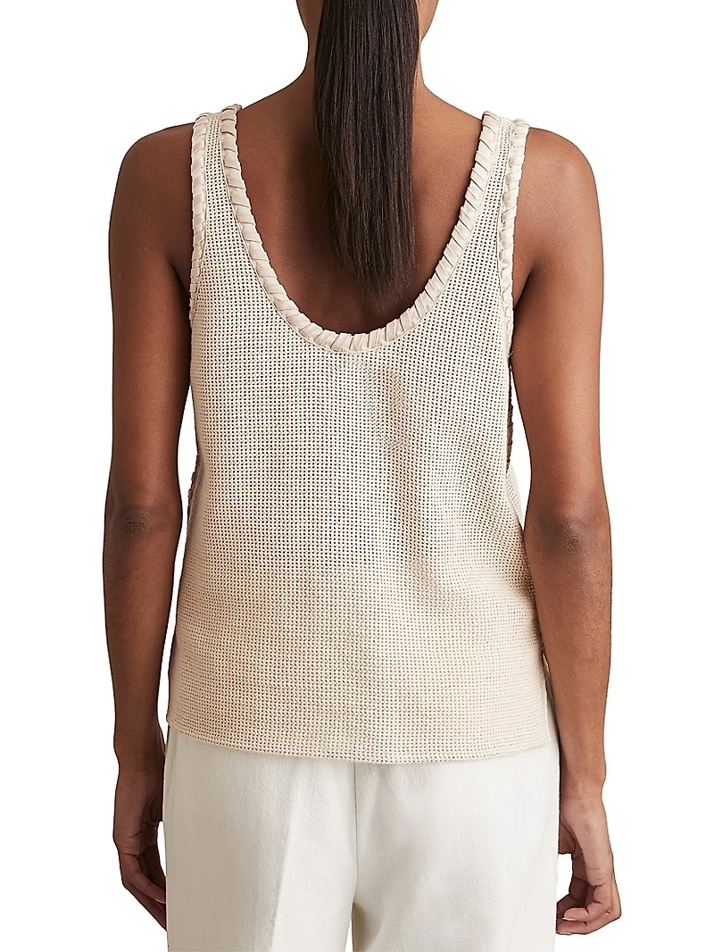 Carla Crochet Crafted Tank Top
