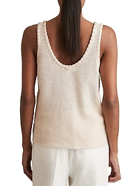 Carla Crochet Crafted Tank Top