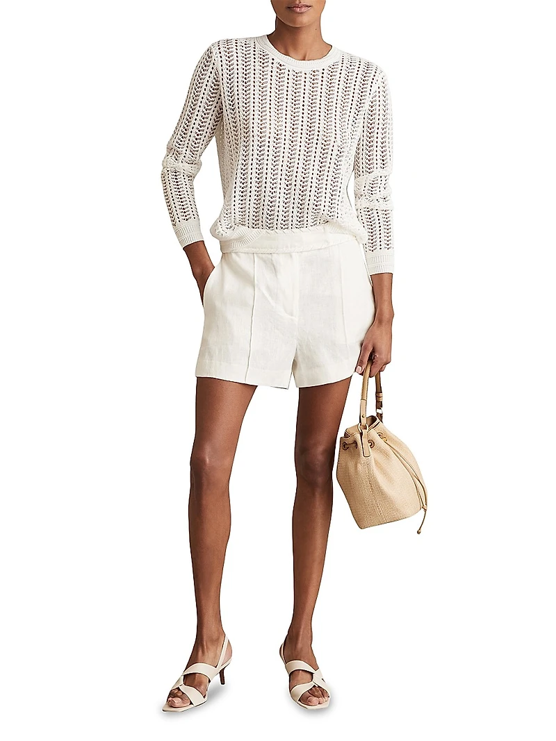 Fawn Linen Shorts