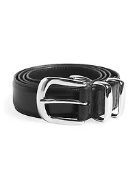 The Jordan Croc-Embossed Leather Belt