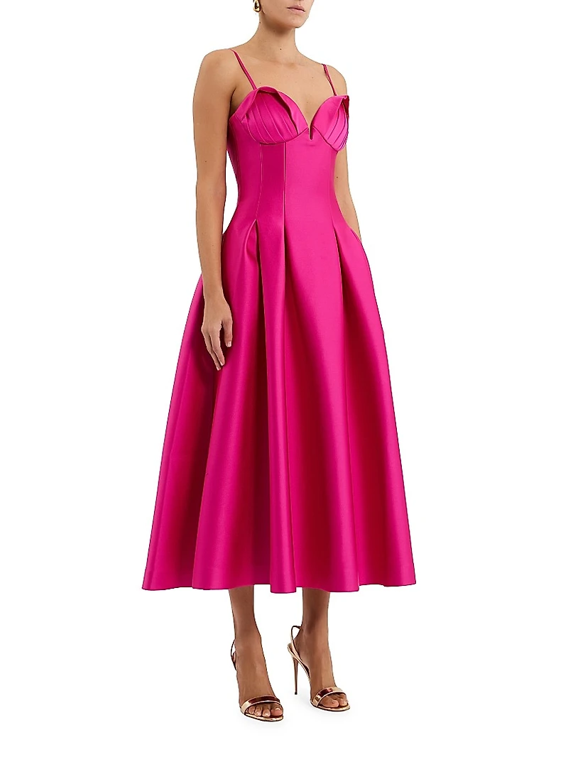 Saskia Fit & Flare Midi-Dress