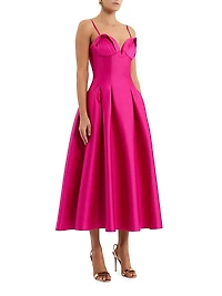 Saskia Fit & Flare Midi-Dress