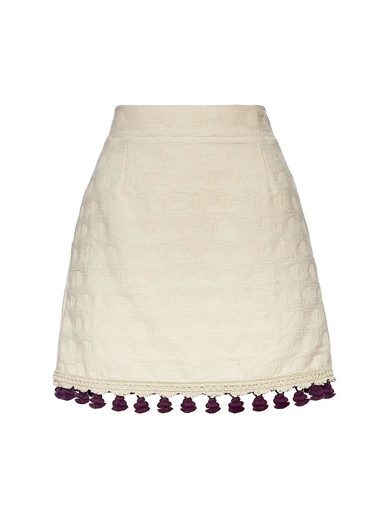 Baia Mini Skirt Embroidered