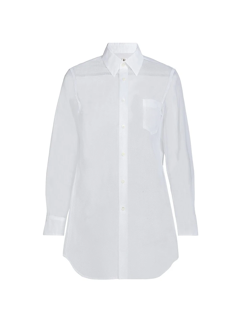 Nylon Sheer Blouse