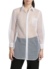 Nylon Sheer Blouse