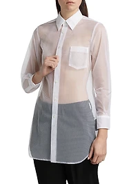 Nylon Sheer Blouse