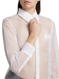 Nylon Sheer Blouse