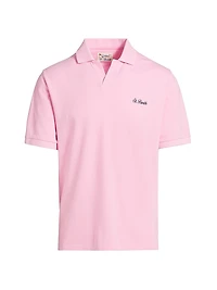 Charles Stretch-Cotton Polo Shirt