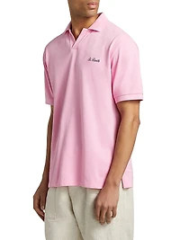 Charles Stretch-Cotton Polo Shirt