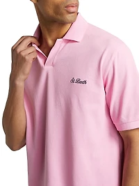 Charles Stretch-Cotton Polo Shirt