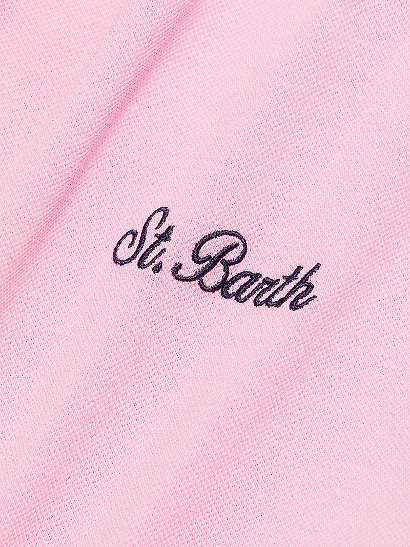 Charles Stretch-Cotton Polo Shirt