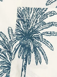 Kalea Palm Print Linen Shirt