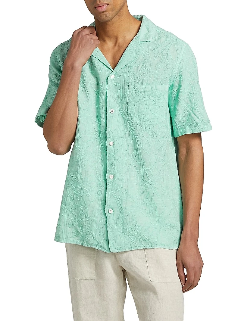 Kalea Linen Camp Shirt