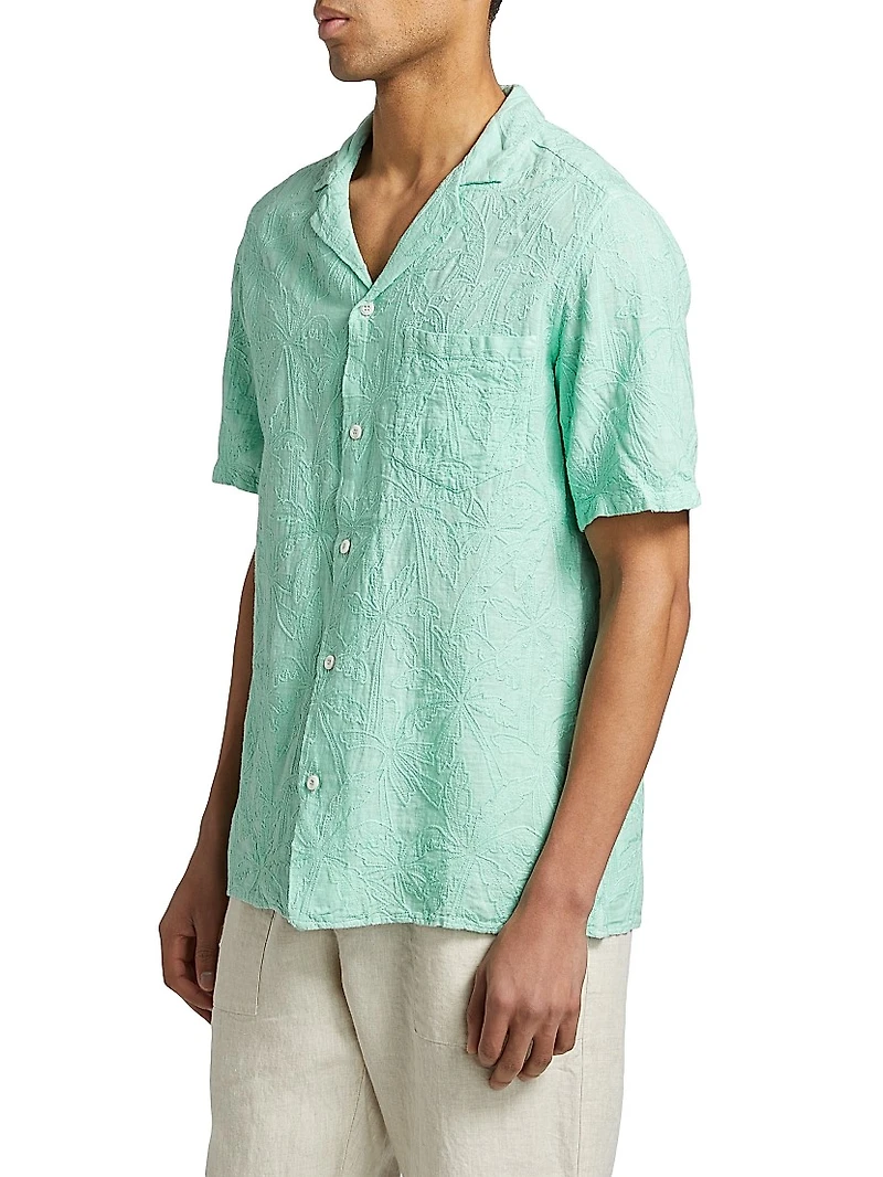 Kalea Linen Camp Shirt