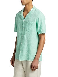 Kalea Linen Camp Shirt