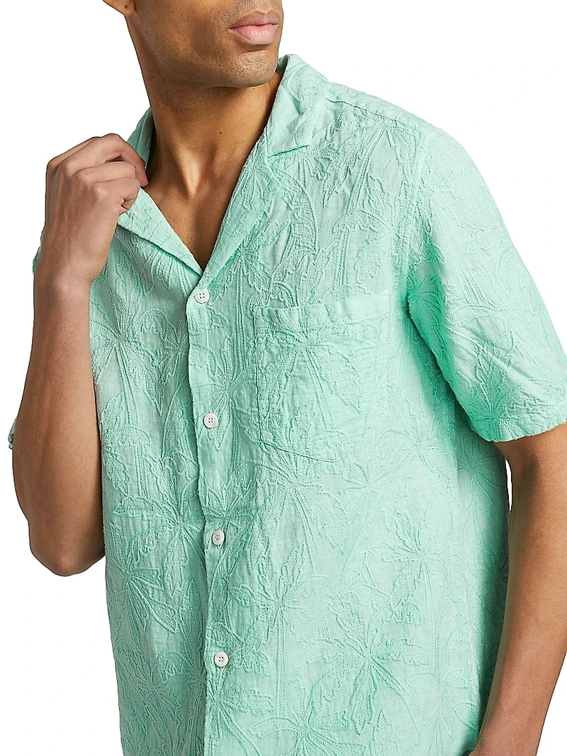 Kalea Linen Camp Shirt