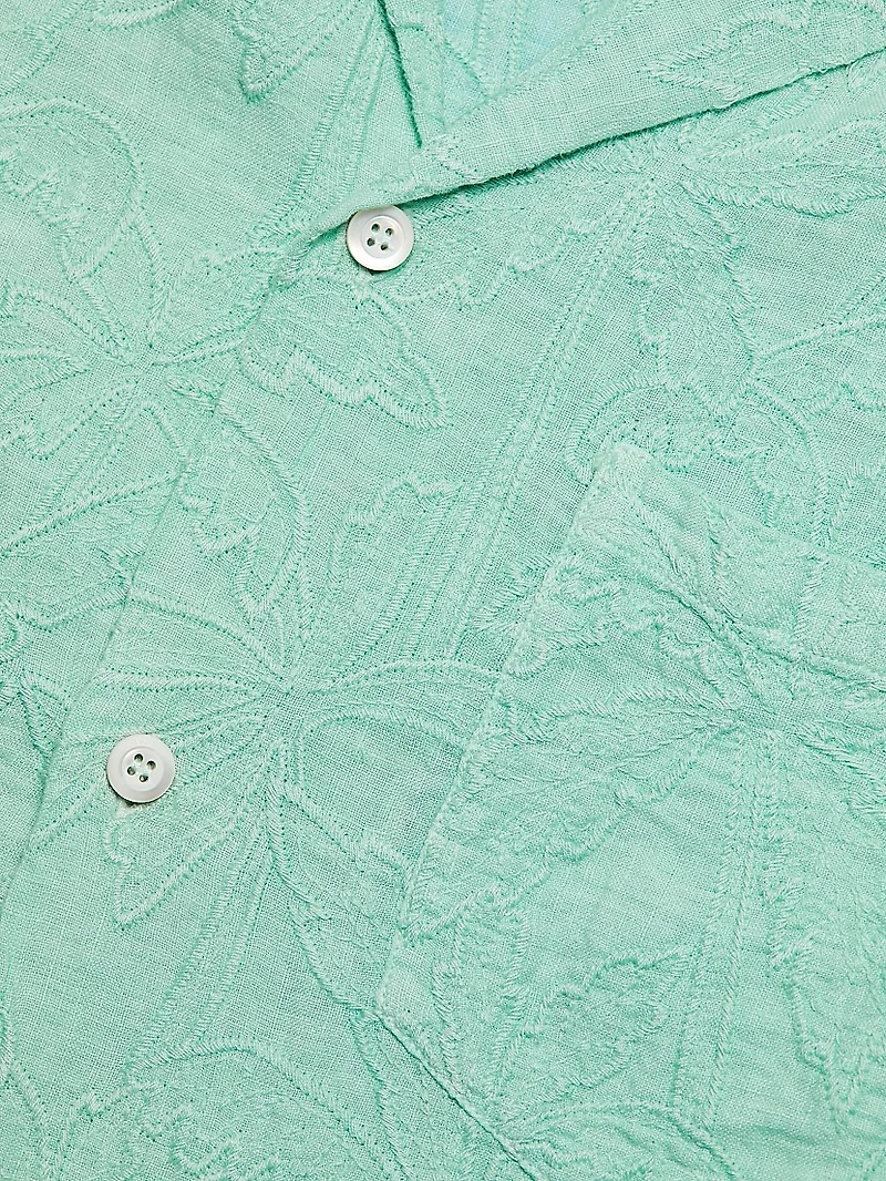 Kalea Linen Camp Shirt