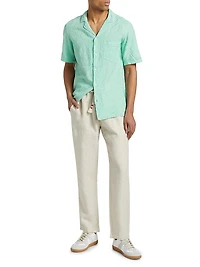 Kalea Linen Camp Shirt