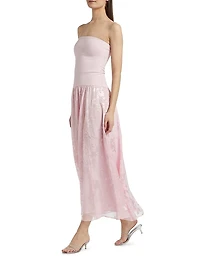 Bari Strapless Midi-Dress