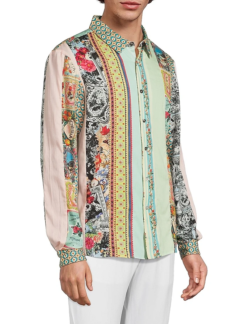Soap Opera Striped Cotton Shirt